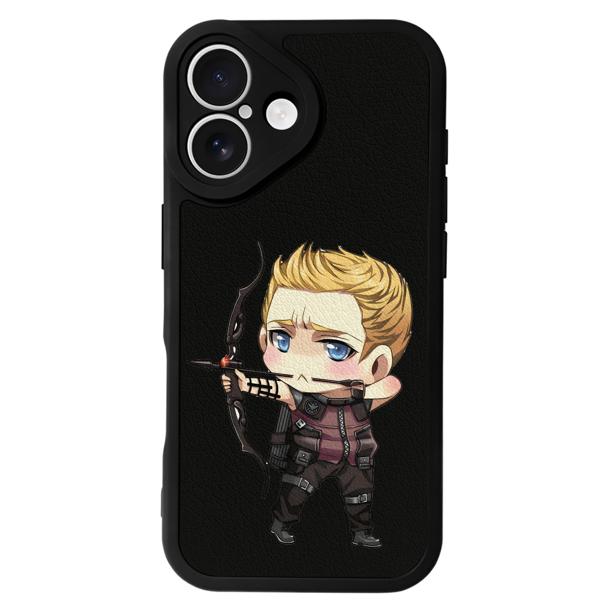 （画像用） アベンジャーズ The Avengers 【iPhone 16シリーズ対応】シリコンスマホケース（レザー調） 材質：シリコン